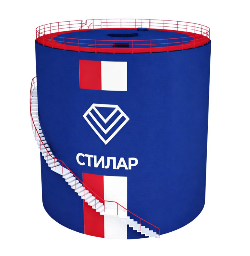 Цельносварной резервуар РВС для технической воды 100 м³ от завода-производителя