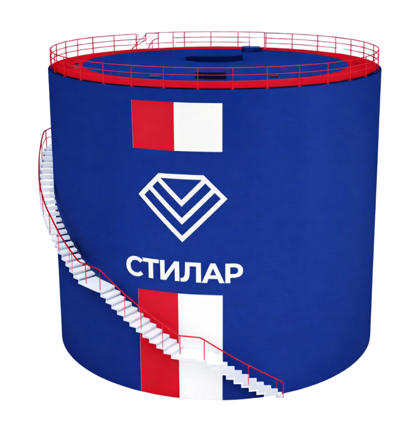 Цельносварной резервуар РВС для технической воды 150 м³ от завода-производителя